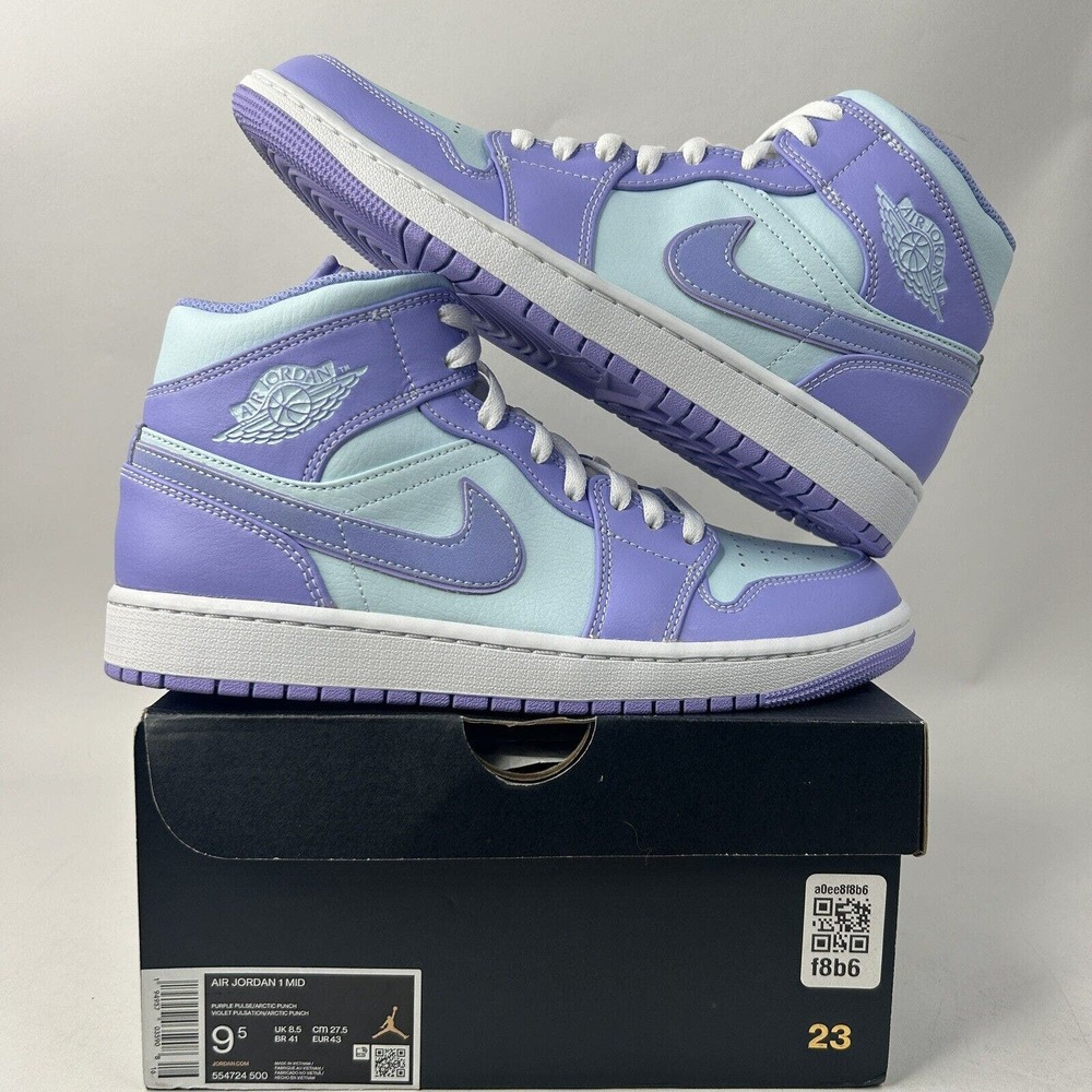 Nike Shoes Air Jordan 1 Retro Mid “Purple Pulse/Arctic Punch” 2024